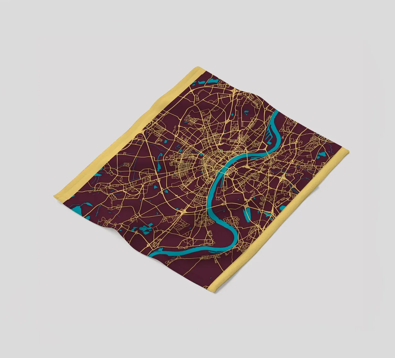 Koln Cologne fleece blanket by Christopher Adams