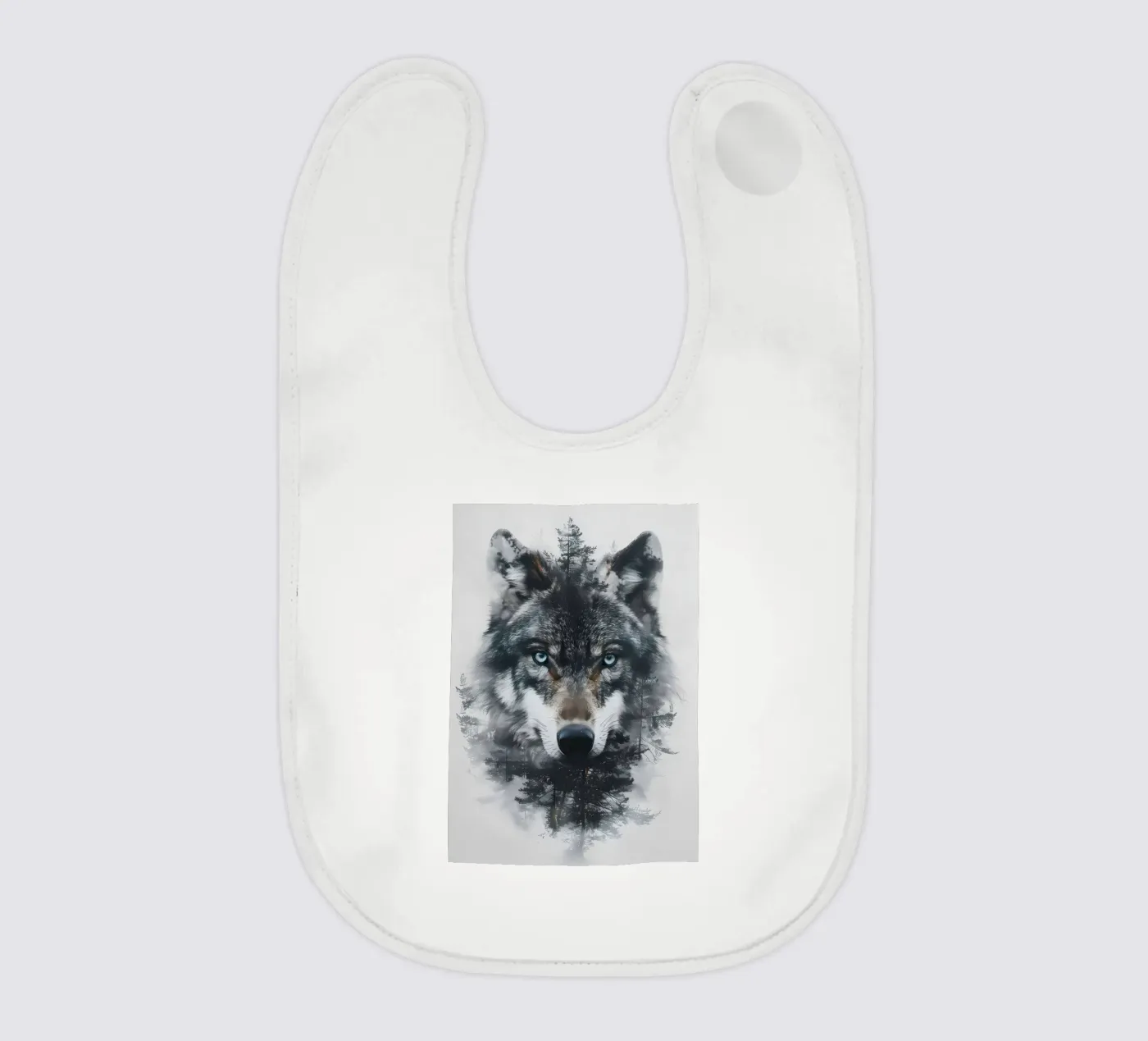 Wolf Animal Babylätzchen von Pierre Walton