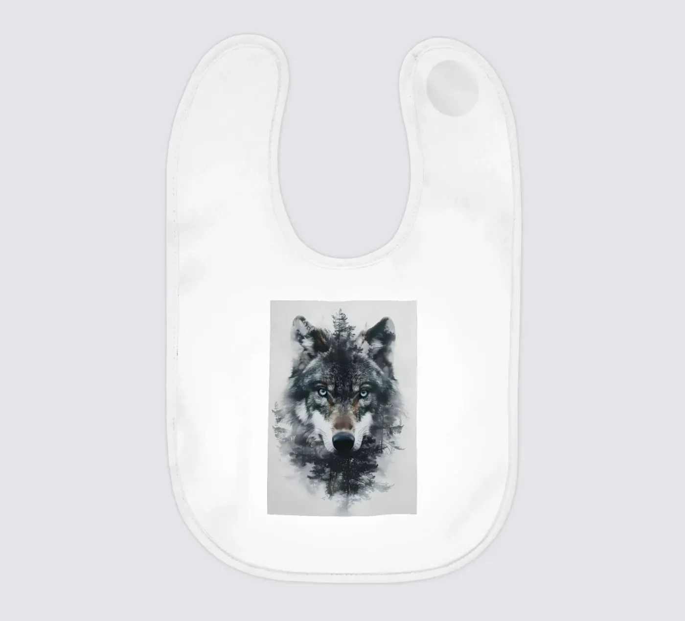 Wolf Animal Babylätzchen von Pierre Walton