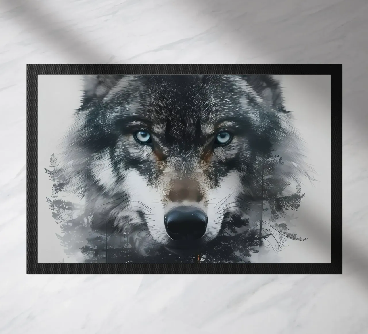 Wolf Animal doormat by Pierre Walton