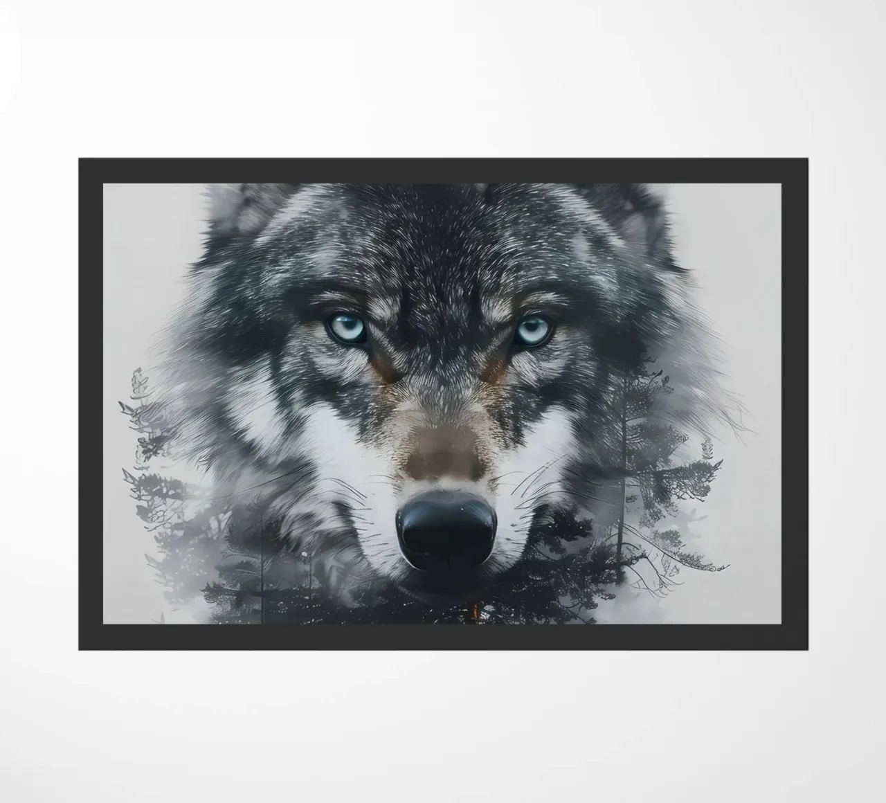 Wolf Animal doormat by Pierre Walton