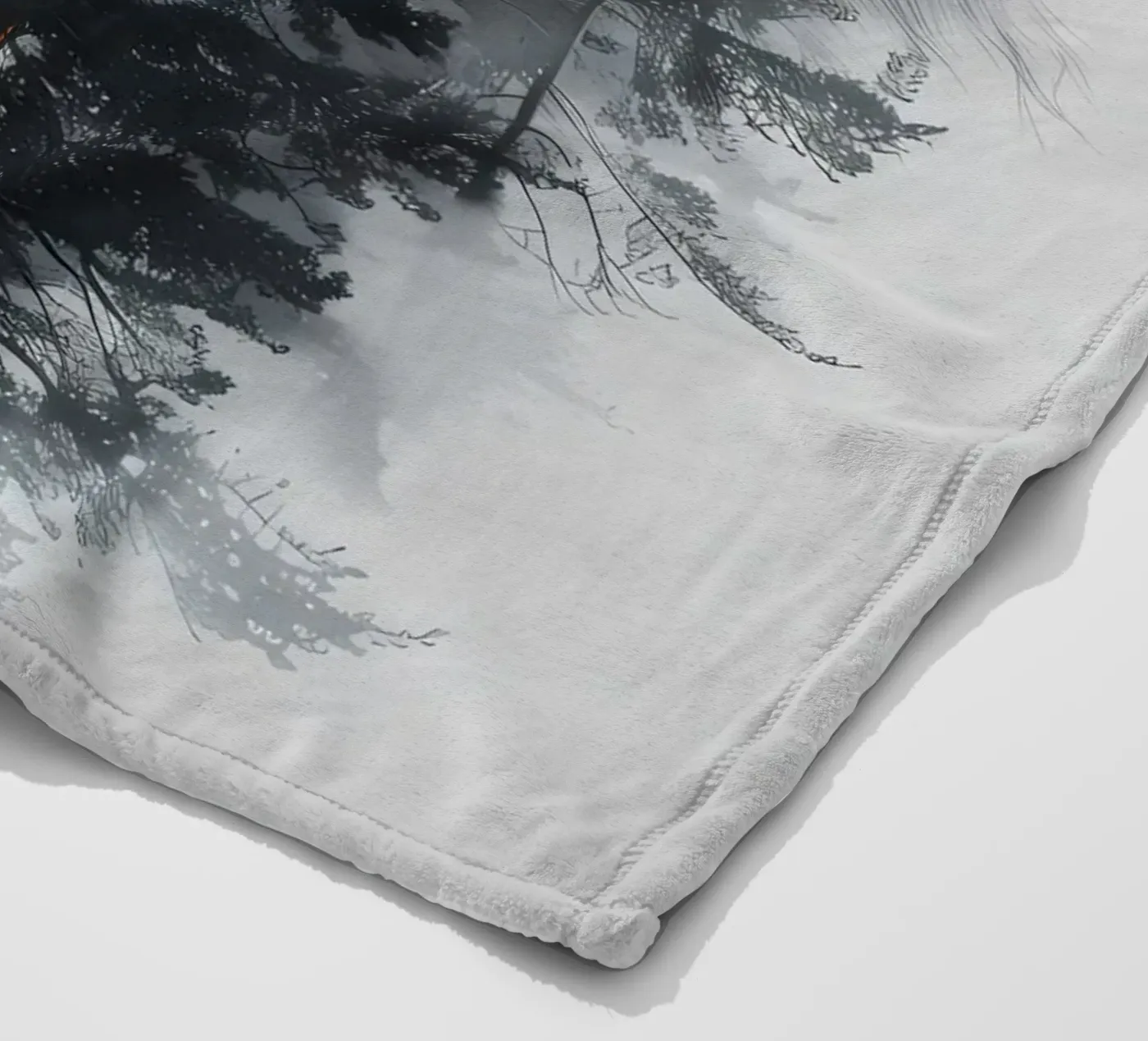 Wolf Tier Fleecedecke von Pierre Walton