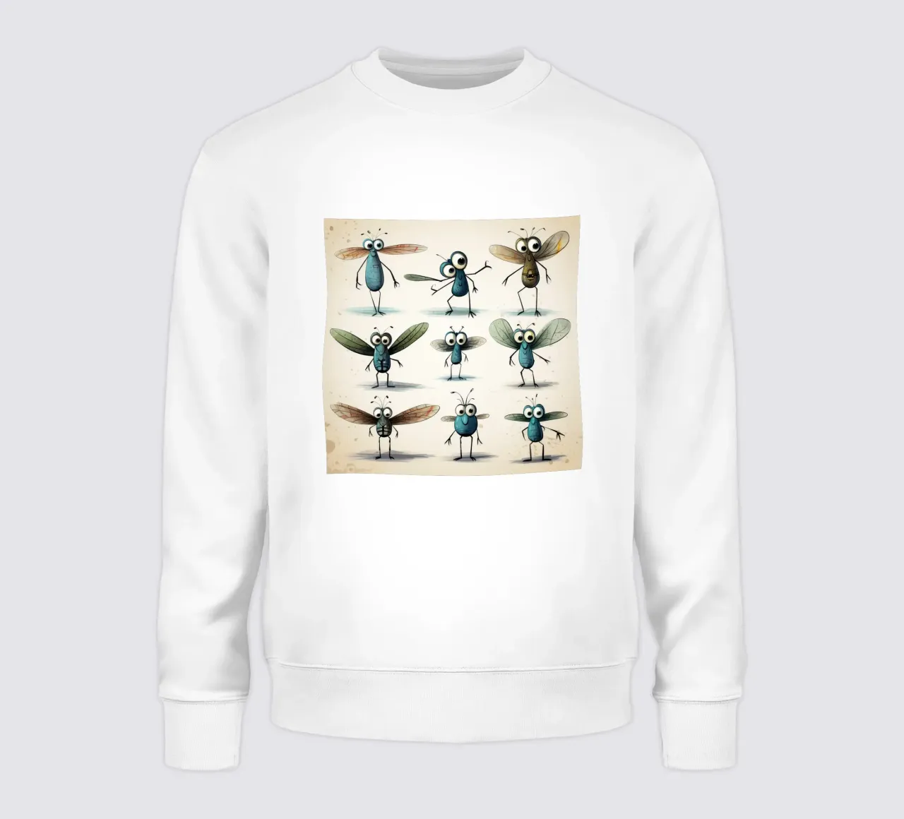 Pandilla de libélulas retro sudadera de Funny Animals