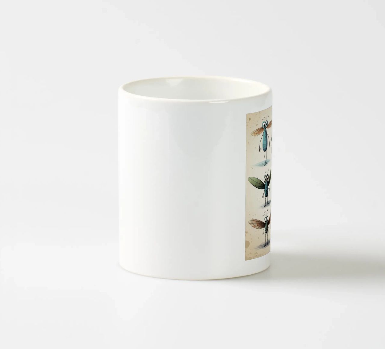 Gang di libellule retrò tazza in ceramica da Funny Animals