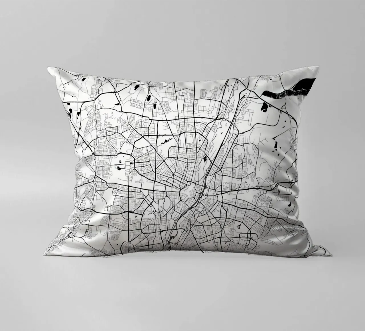 Munchen Germany decorative cushion by Christopher Adams