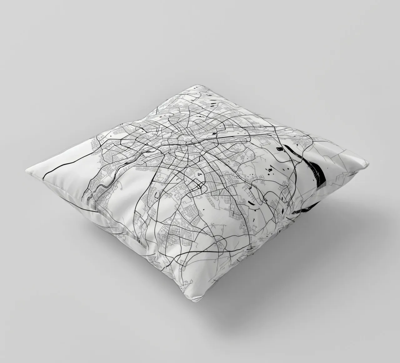 Munchen Germany decorative cushion by Christopher Adams