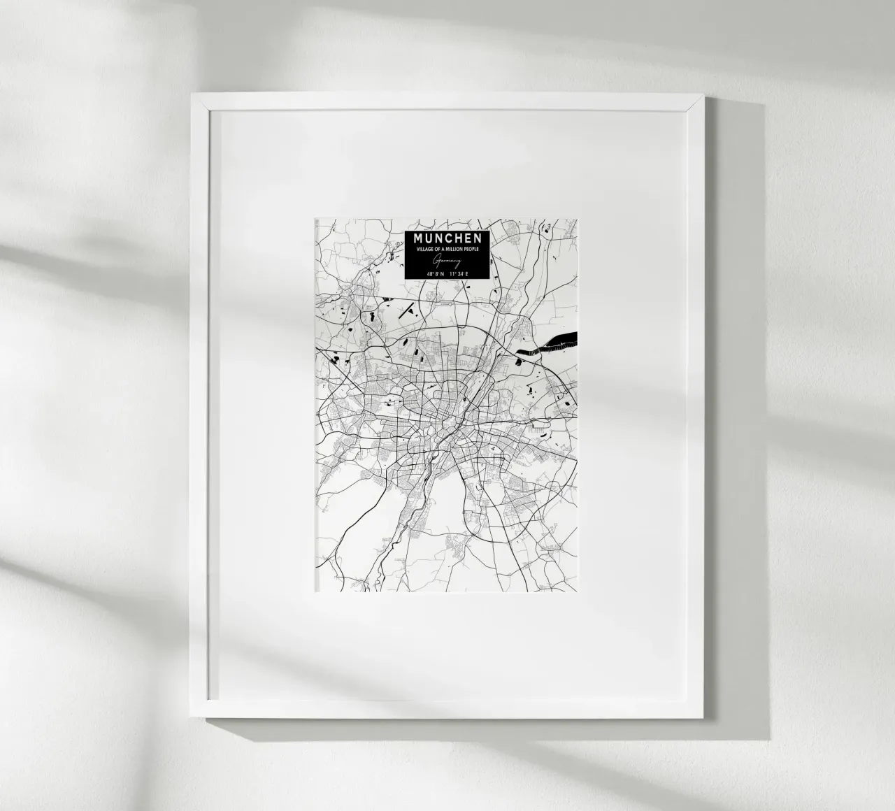 Munchen Germania poster da Christopher Adams