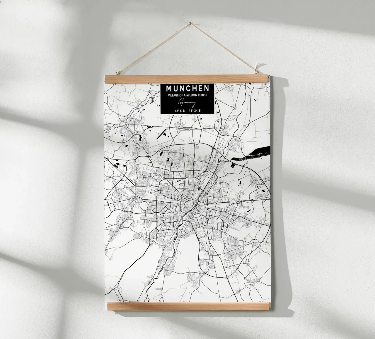 Munchen Germania poster da Christopher Adams