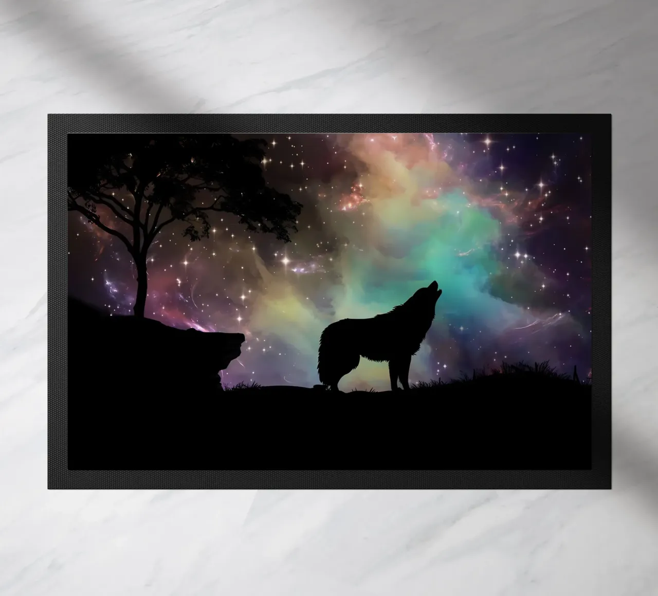 Wolf Animal doormat by Pierre Walton