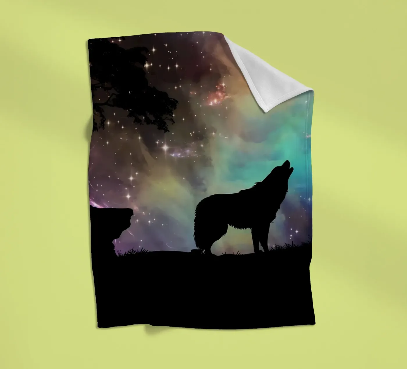 Wolf Animal fleecedeken van Pierre Walton