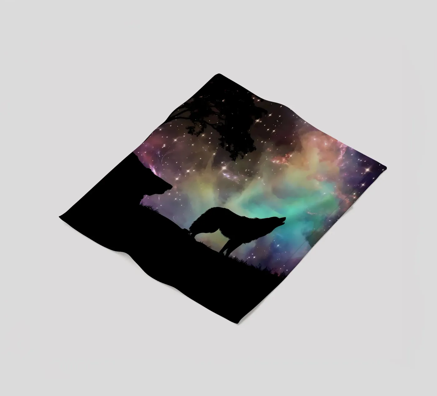 Wolf Animal fleecedeken van Pierre Walton