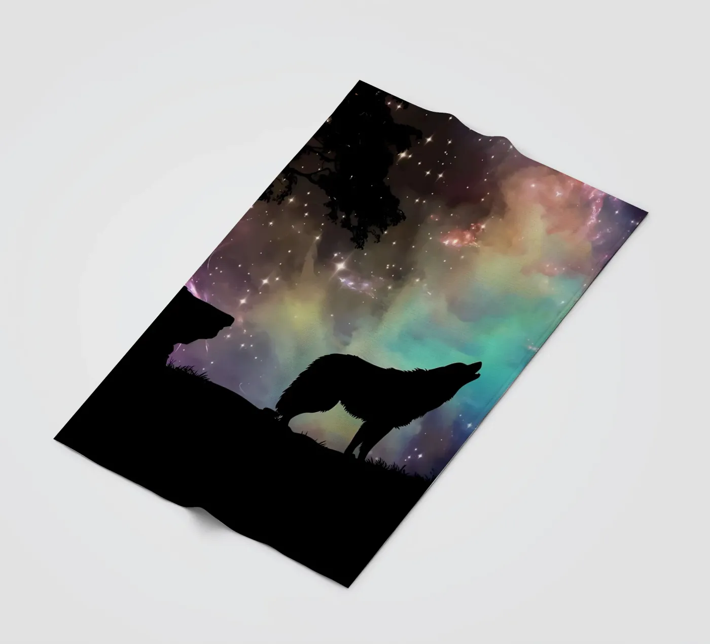 Wolf Animal fleecedeken van Pierre Walton