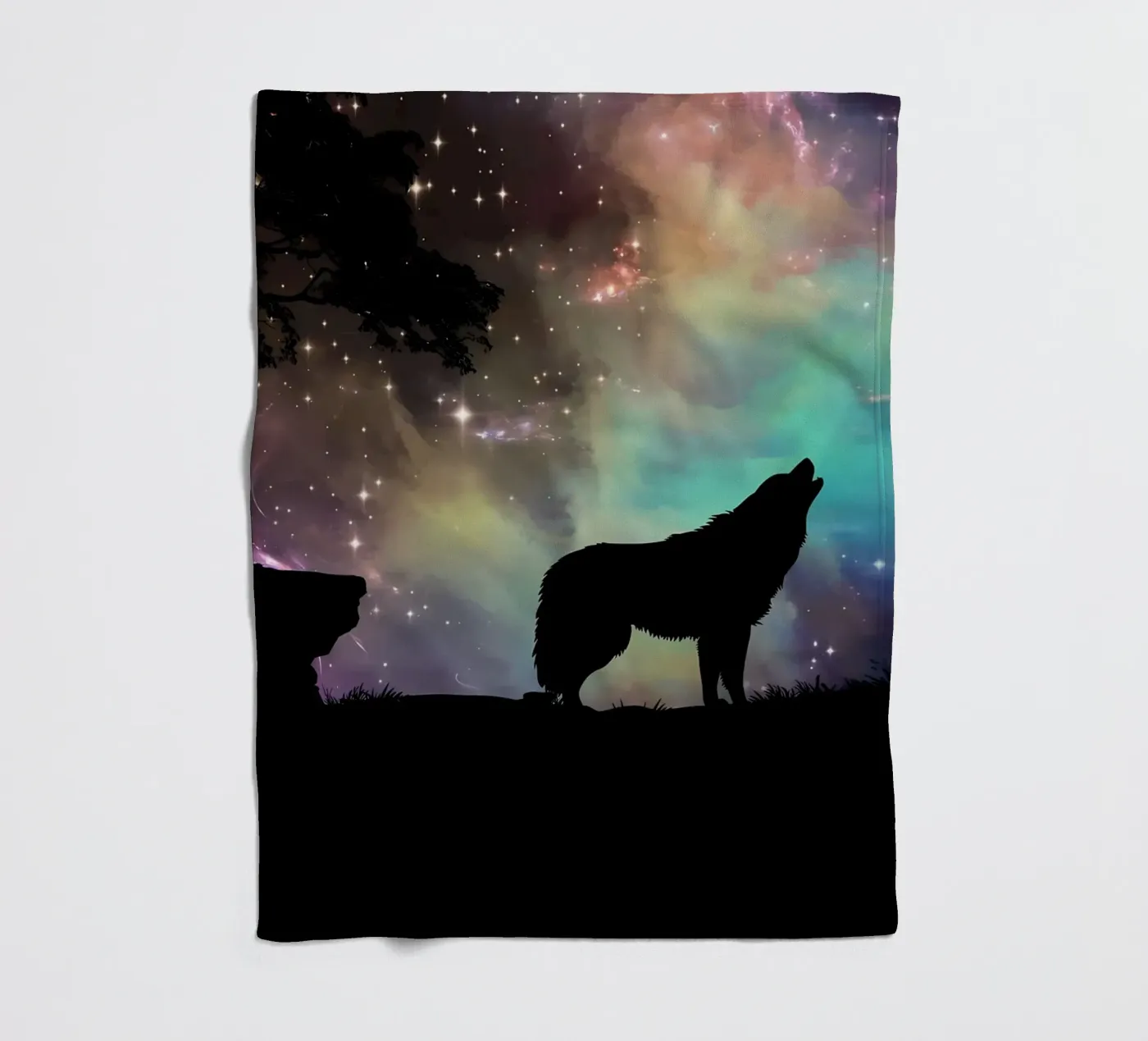 Wolf Animal fleecedeken van Pierre Walton