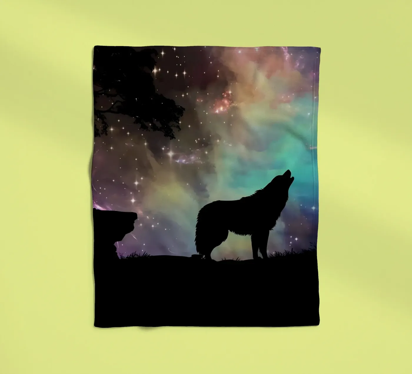 Wolf Animal fleecedeken van Pierre Walton