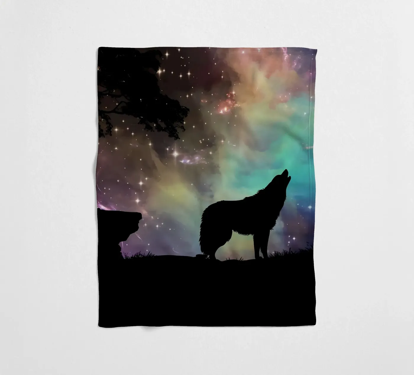 Wolf Animal fleecedeken van Pierre Walton