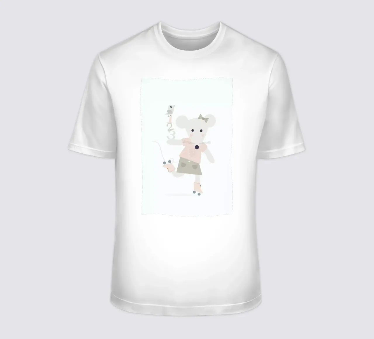 Mice Bird Number t-shirt da JaySan Studio