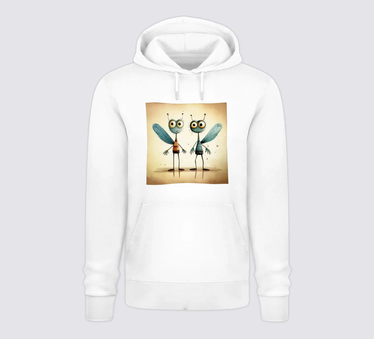 Duo di libellule retrò felpa con cappuccio da Funny Animals