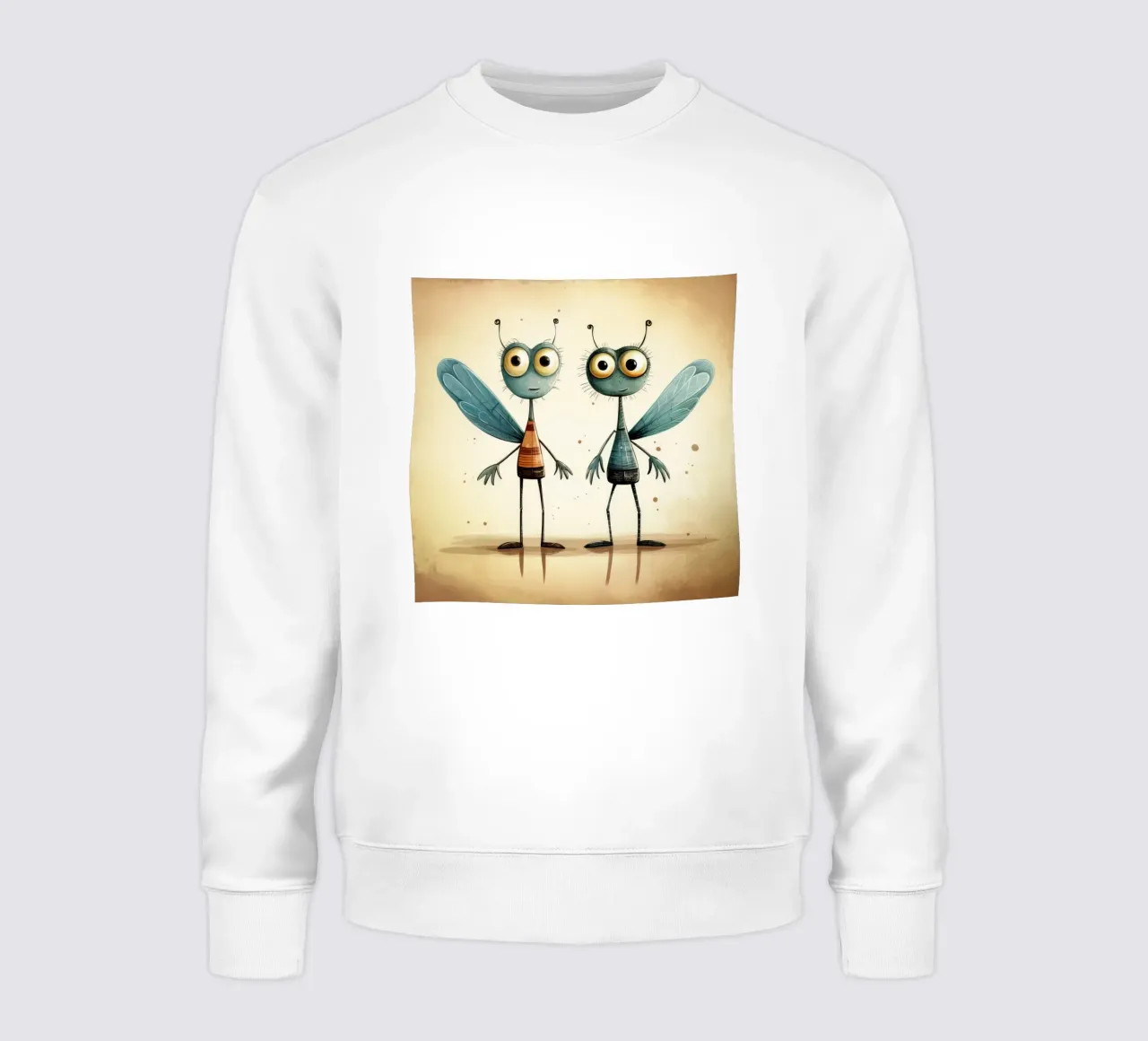 Retro Libelle Duo sweatshirt van Funny Animals
