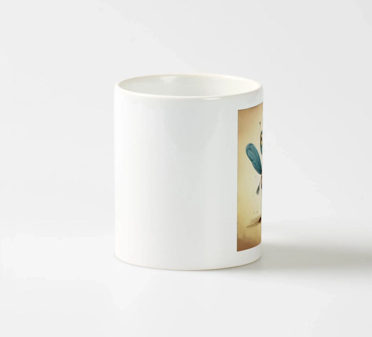 Duo di libellule retrò tazza in ceramica da Funny Animals