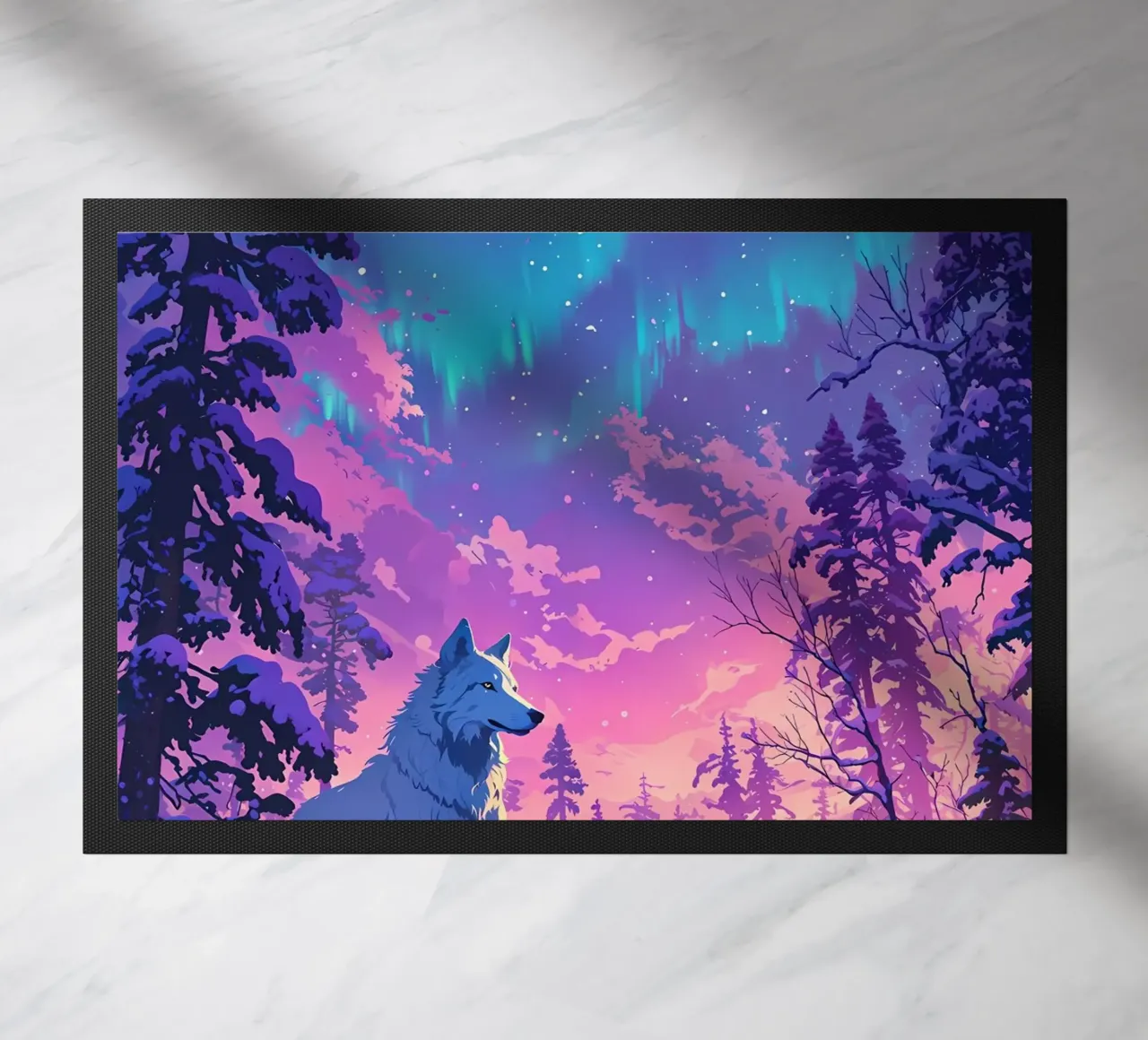 Wolf Dier deurmat van Pierre Walton