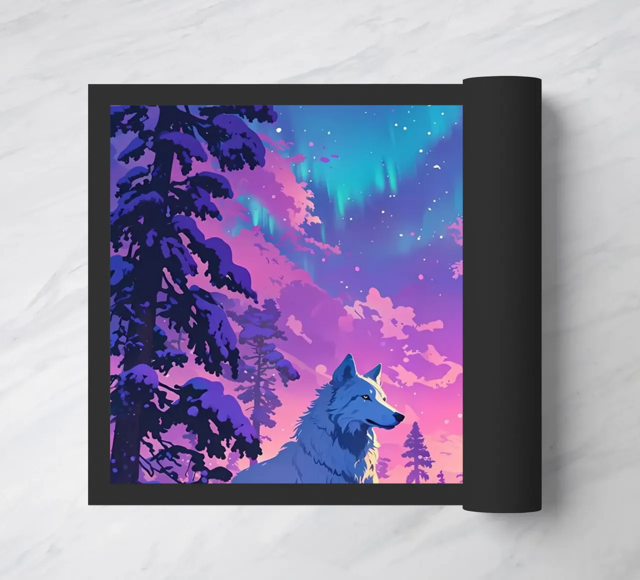 Wolf Dier deurmat van Pierre Walton