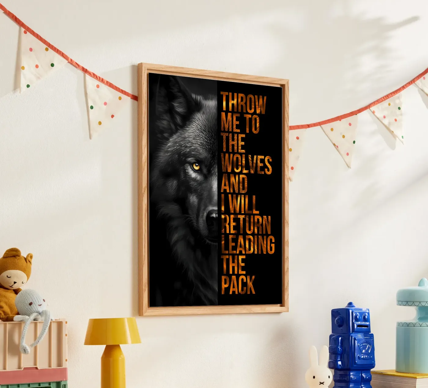 Animale lupo plexiglass da Pierre Walton