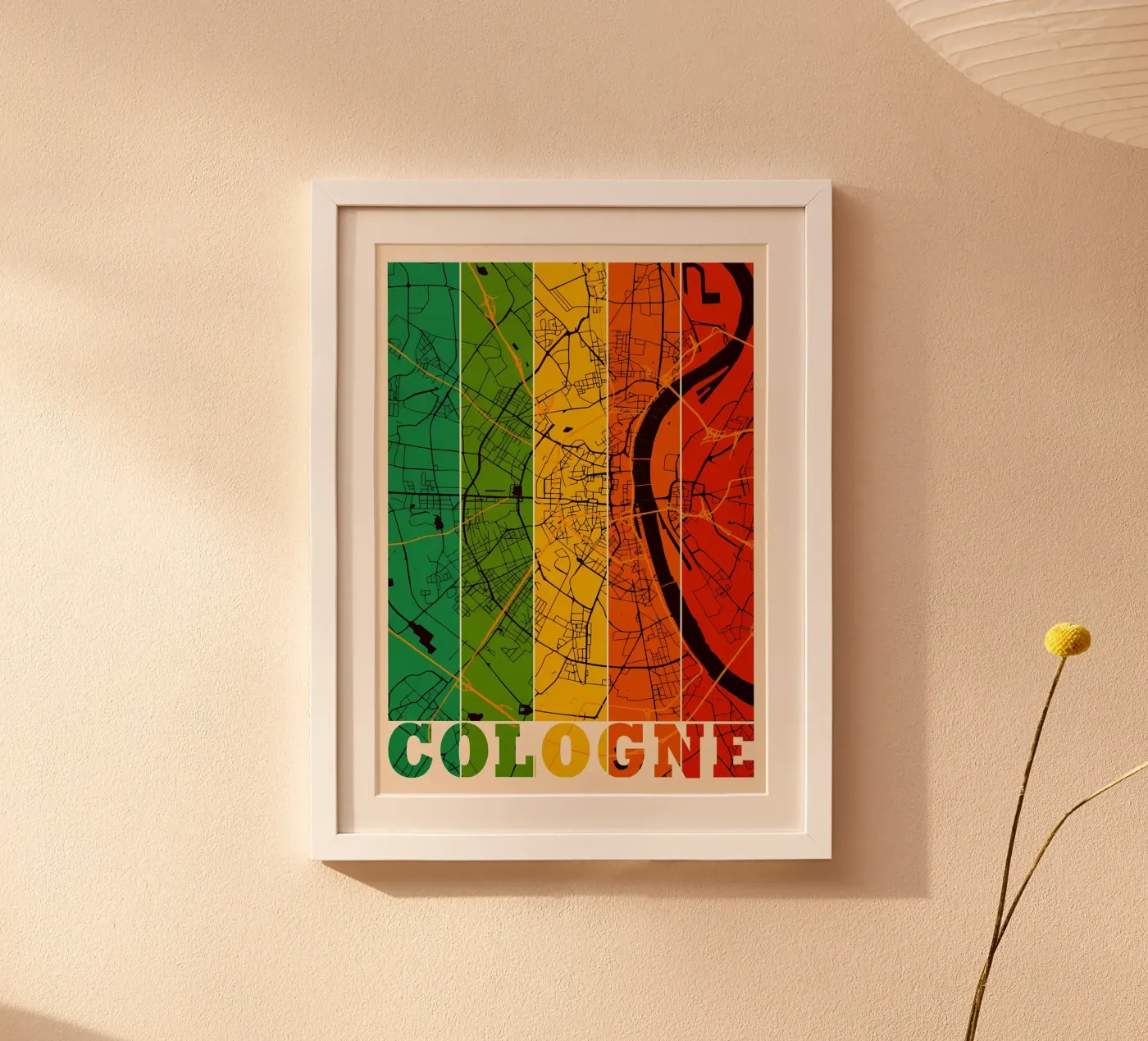 Cologne Germany poster by Christopher Adams