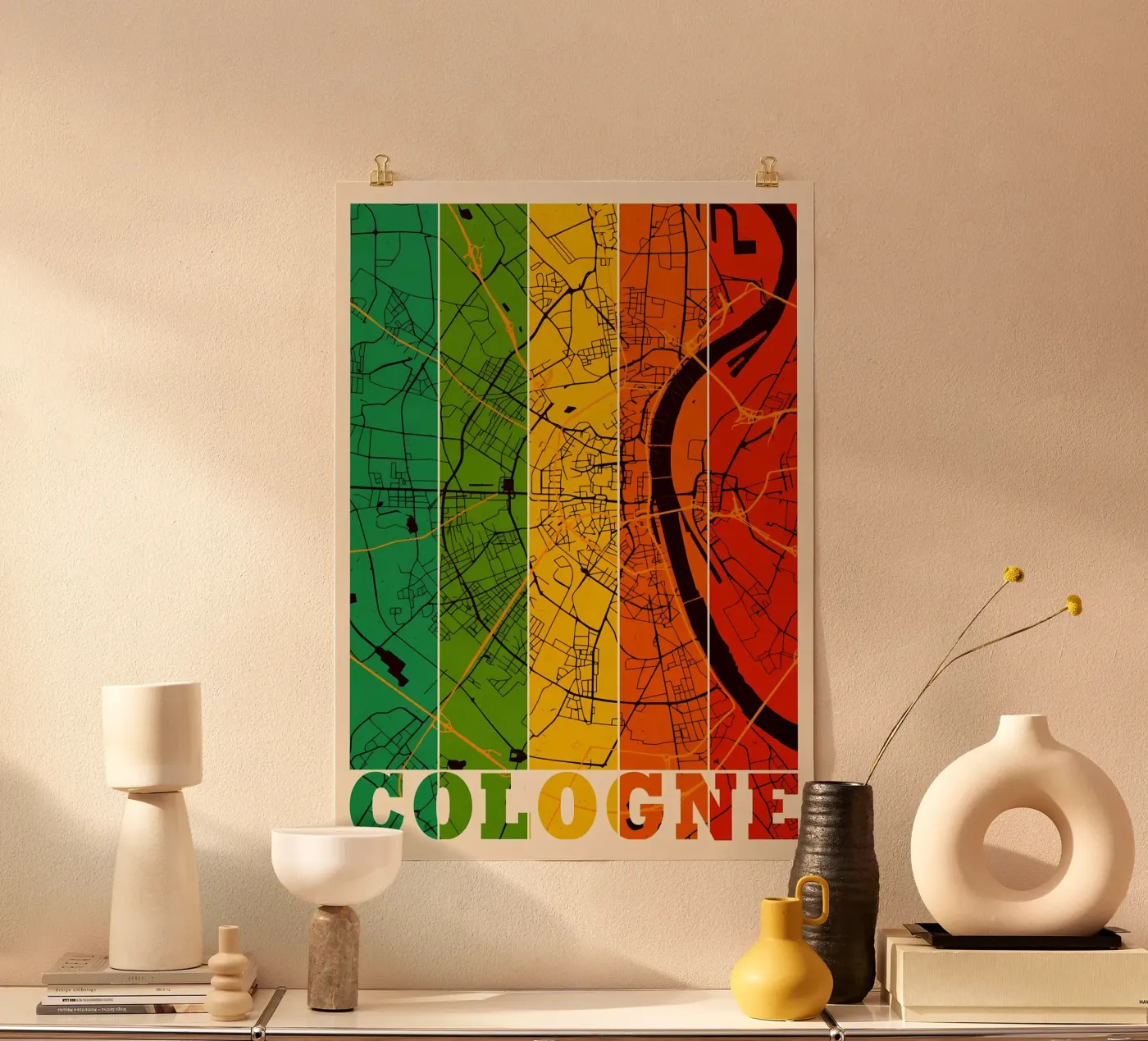Cologne Germany poster by Christopher Adams