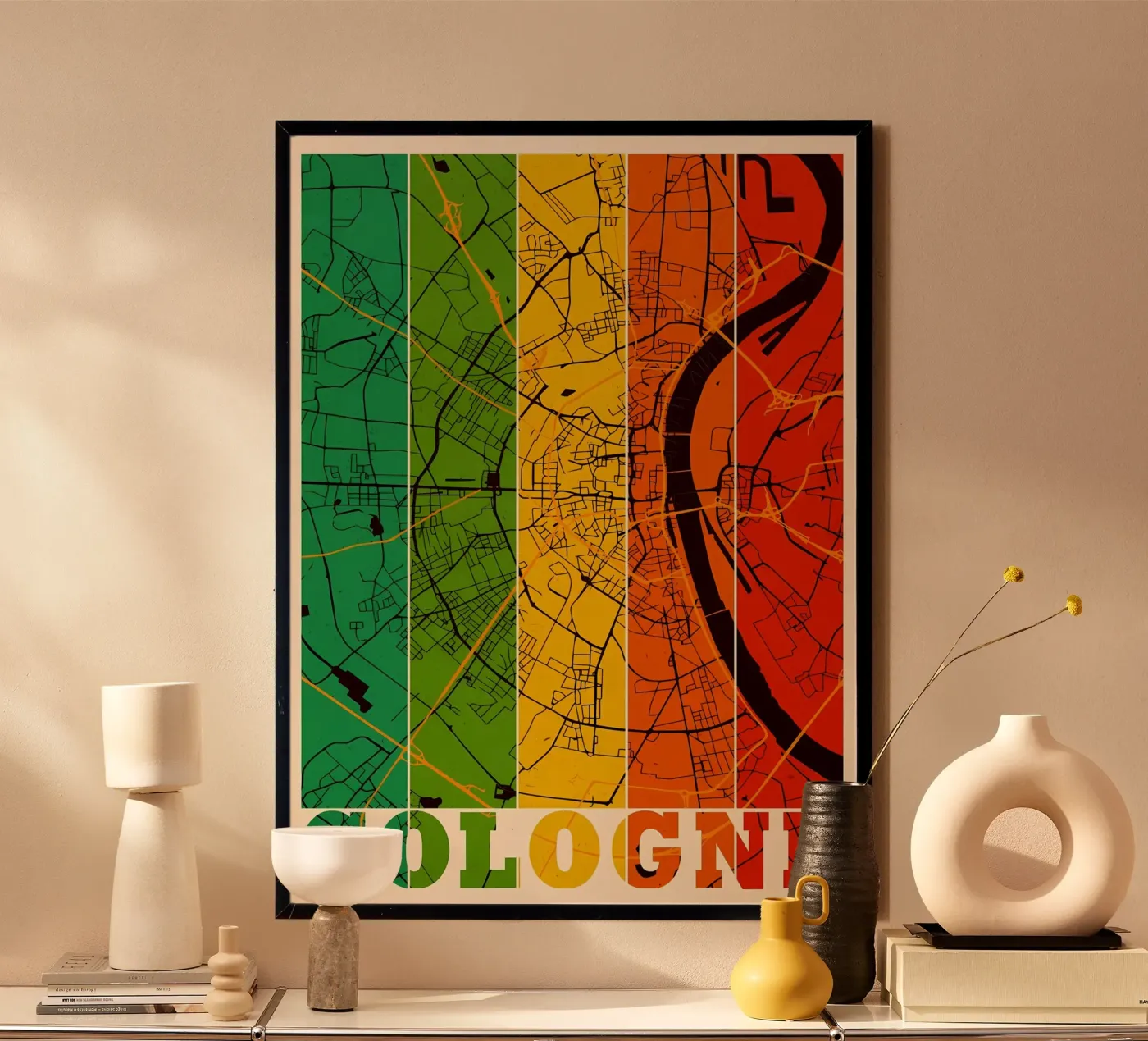 Cologne Germany poster by Christopher Adams