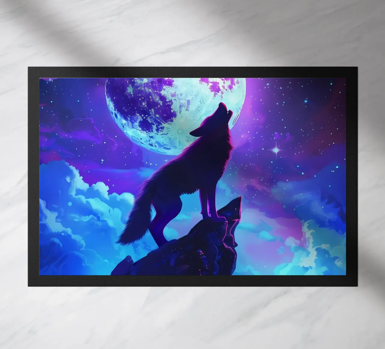 Wolf Dier deurmat van Pierre Walton