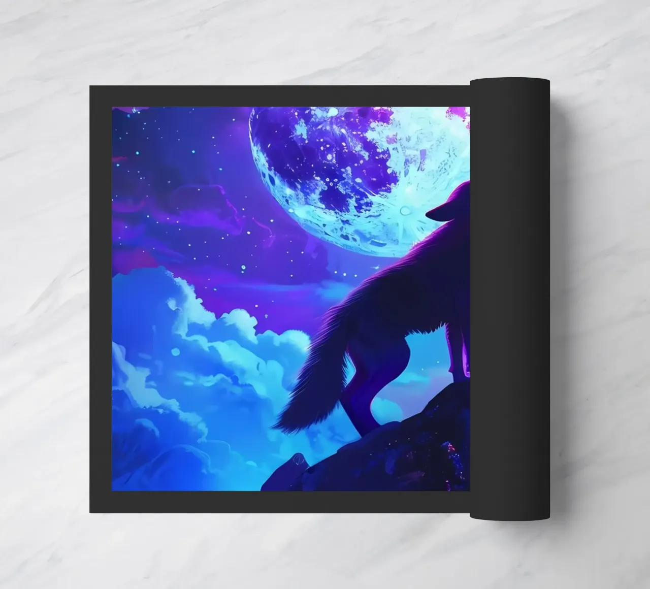 Wolf Dier deurmat van Pierre Walton