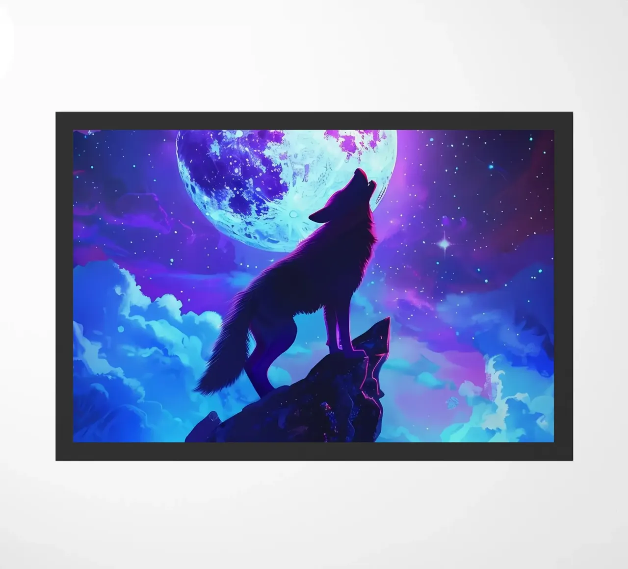 Wolf Dier deurmat van Pierre Walton