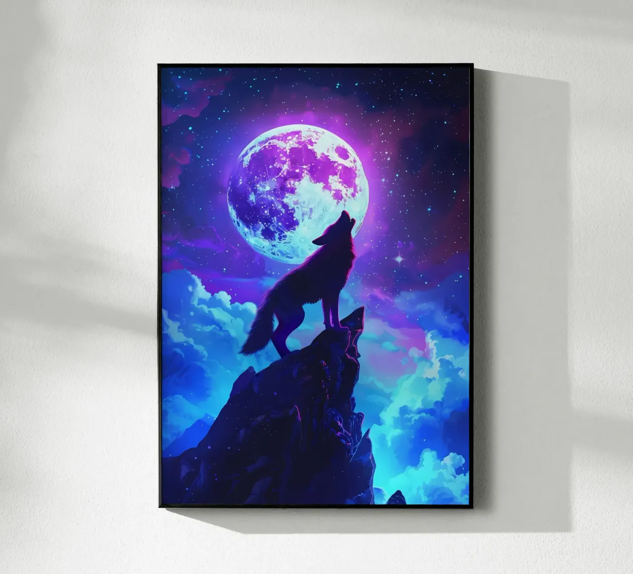 Animale lupo plexiglass da Pierre Walton