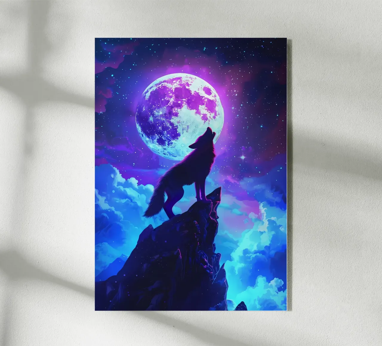 Animale lupo plexiglass da Pierre Walton