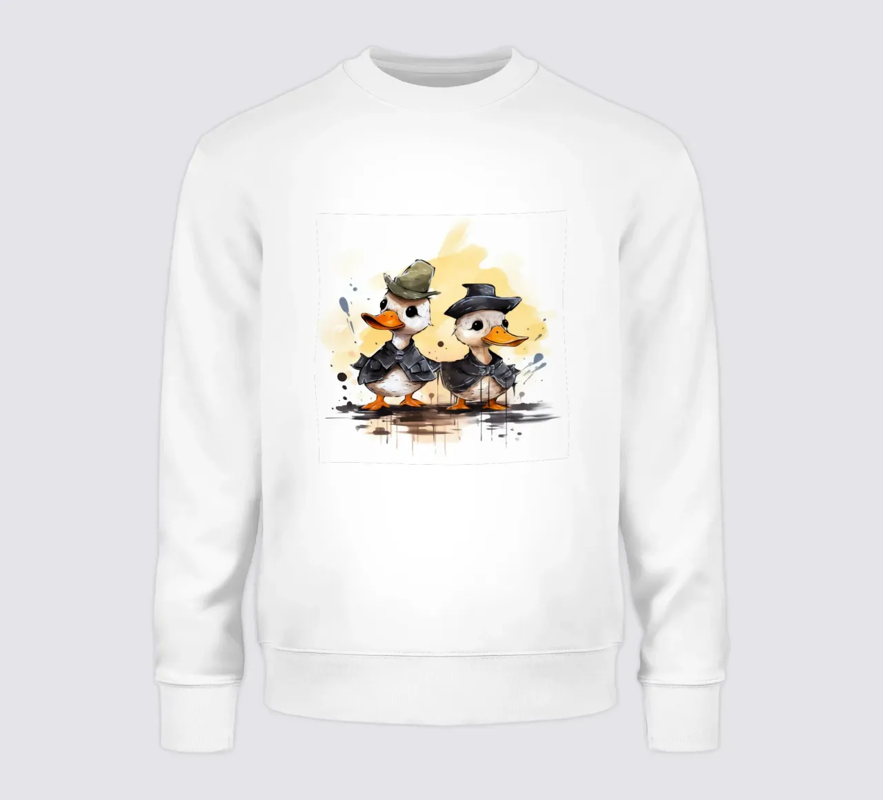 Retro Duck Duo felpa da Funny Animals