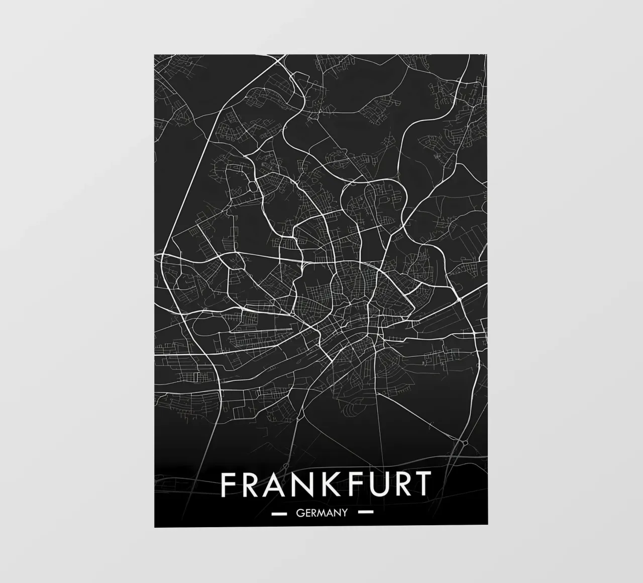 mappa di francoforte telo in pvc da Christopher Adams