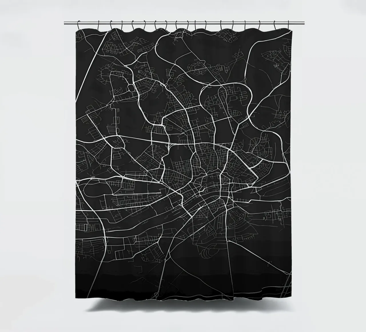 mappa di francoforte tenda da doccia da Christopher Adams