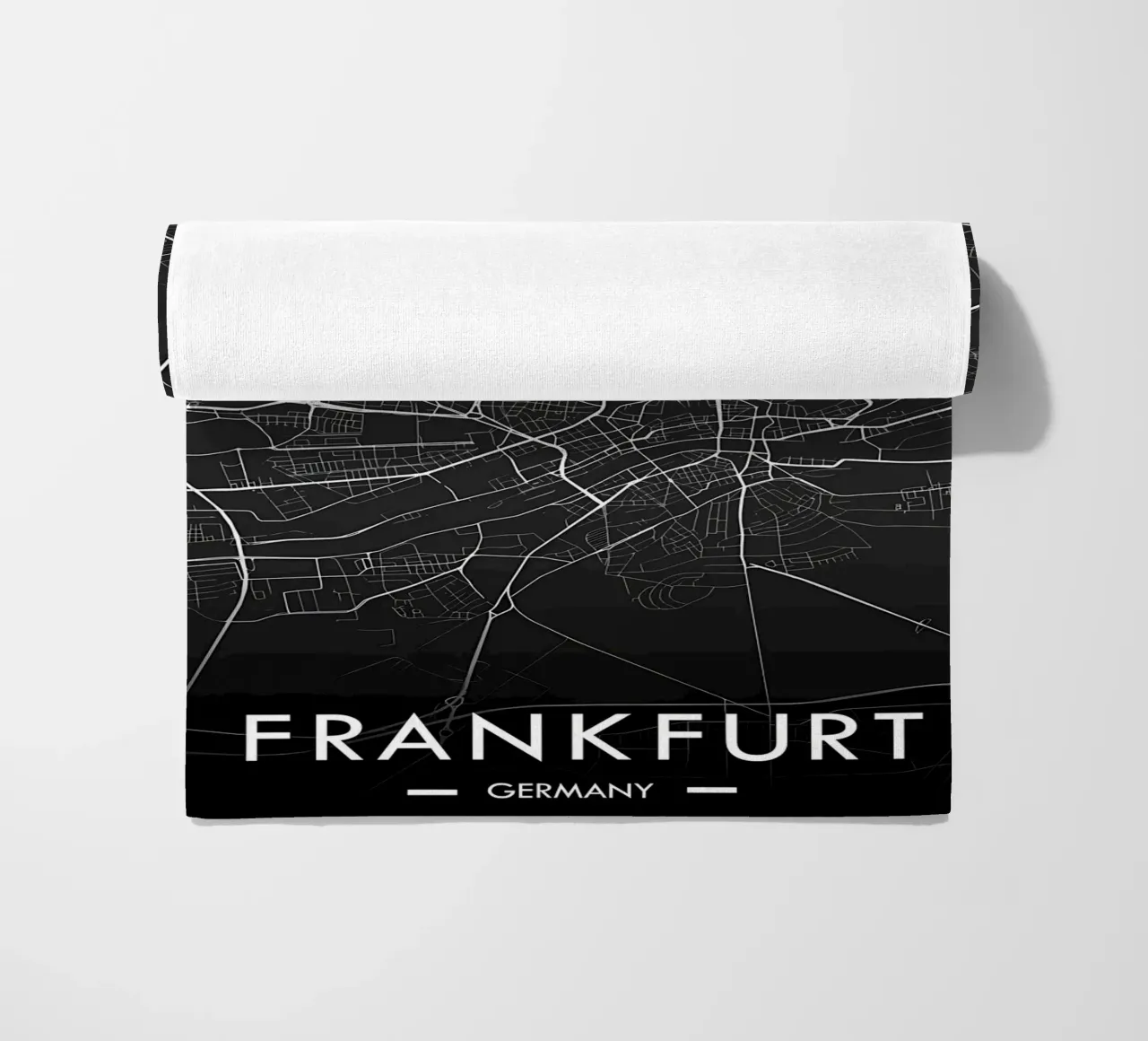 mappa di francoforte telo mare da Christopher Adams
