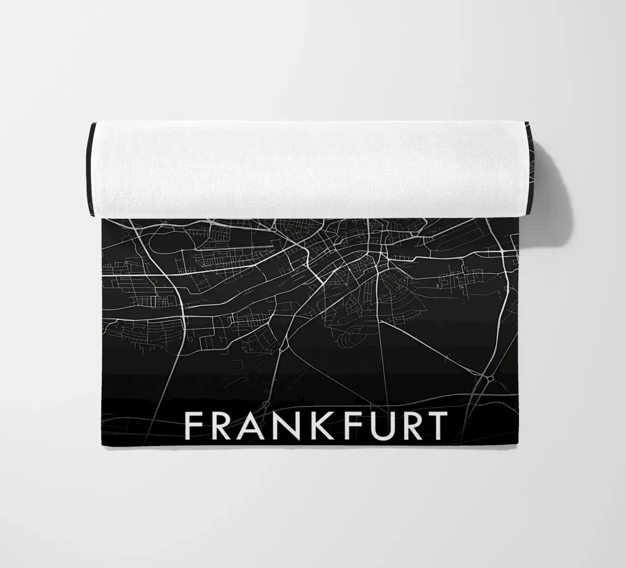 mappa di francoforte telo mare da Christopher Adams
