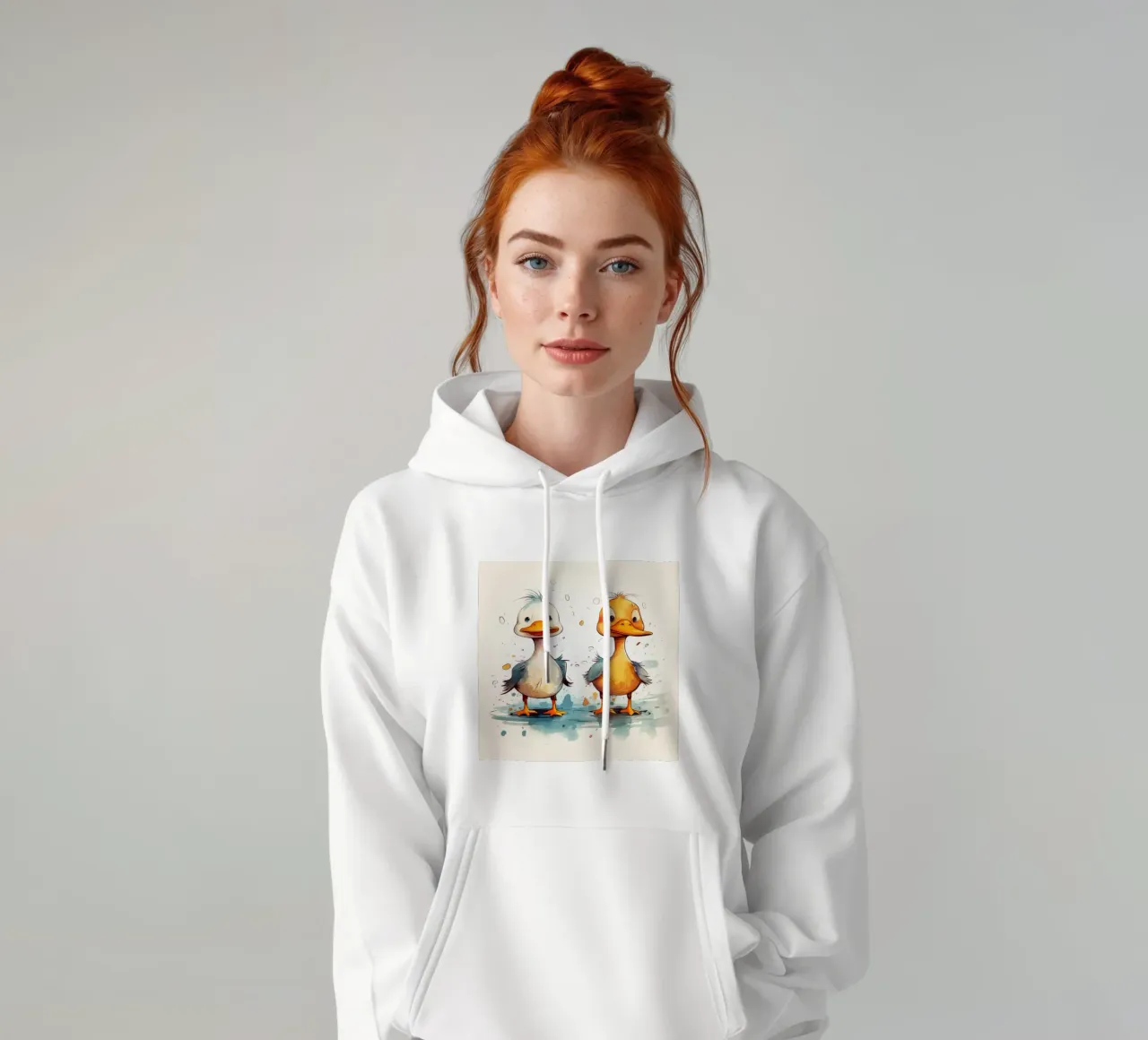 Pato Retro Duo sudadera con capucha de Funny Animals