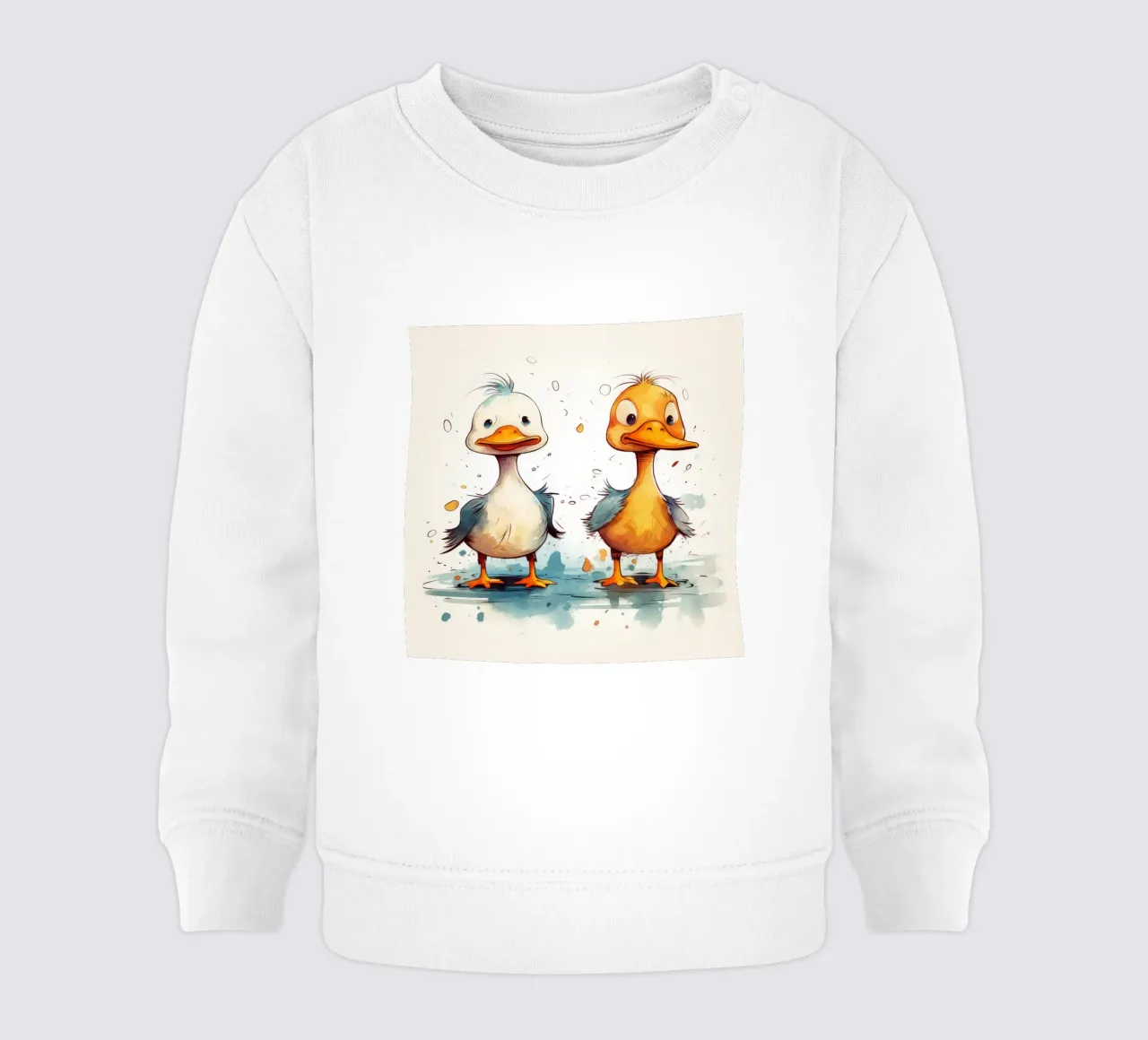 Retro Duck Duo felpa neonato da Funny Animals