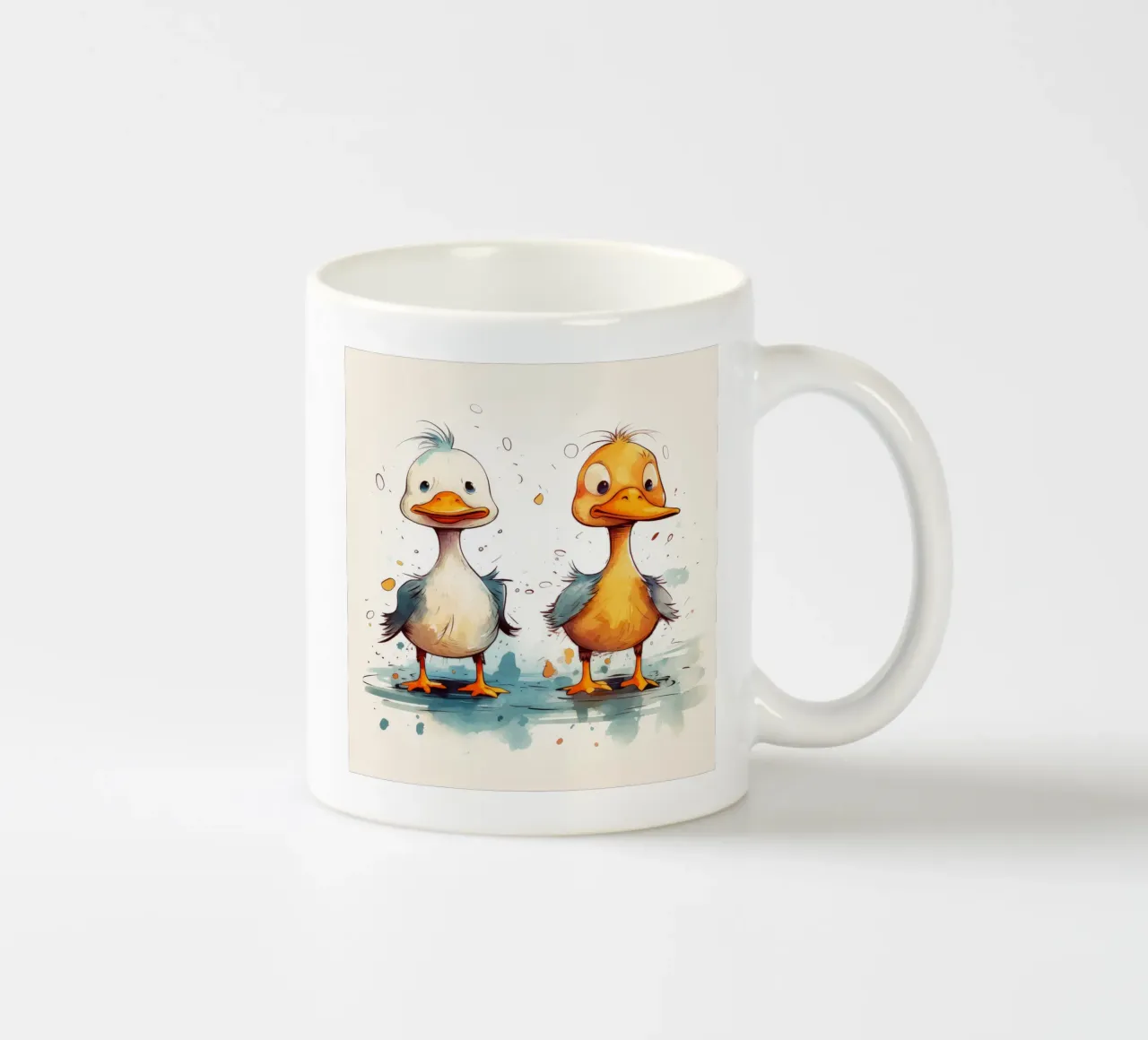 Retro Duck Duo tazza in ceramica da Funny Animals