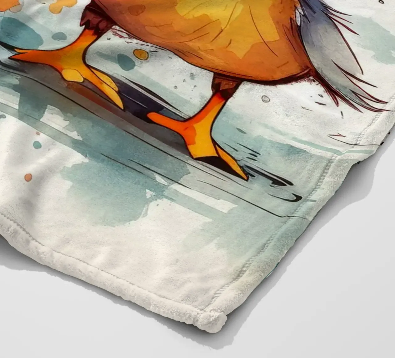Retro Duck Duo coperta in pile da Funny Animals