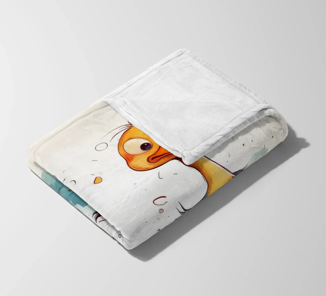 Retro Duck Duo coperta in pile da Funny Animals