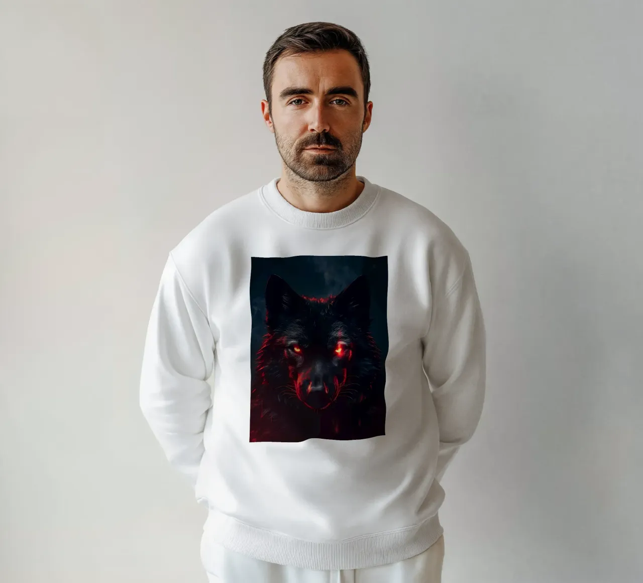 Animale lupo felpa da Pierre Walton