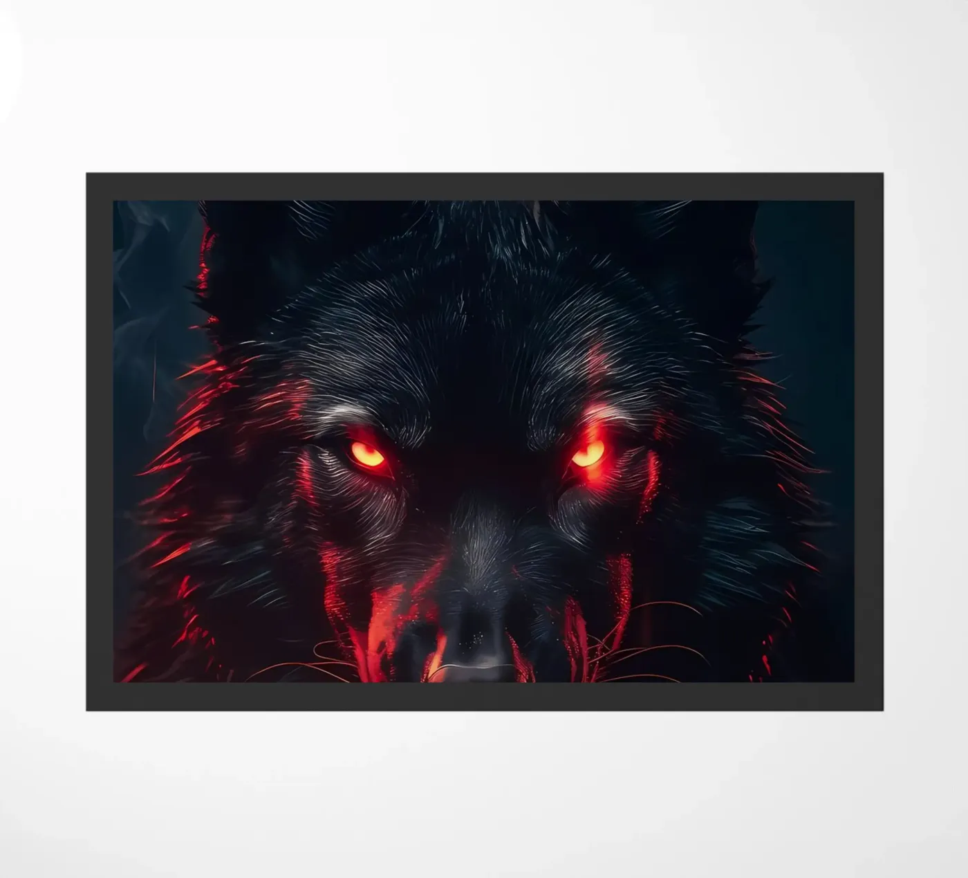 Wolf Animal Fußmatte von Pierre Walton