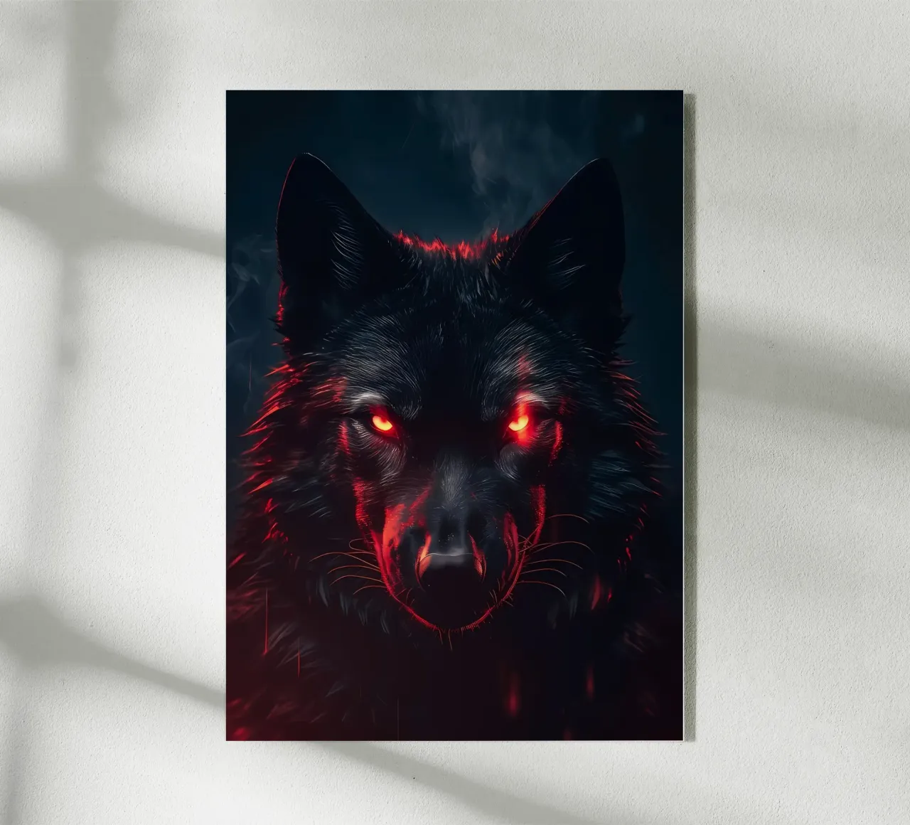 Animale lupo plexiglass da Pierre Walton