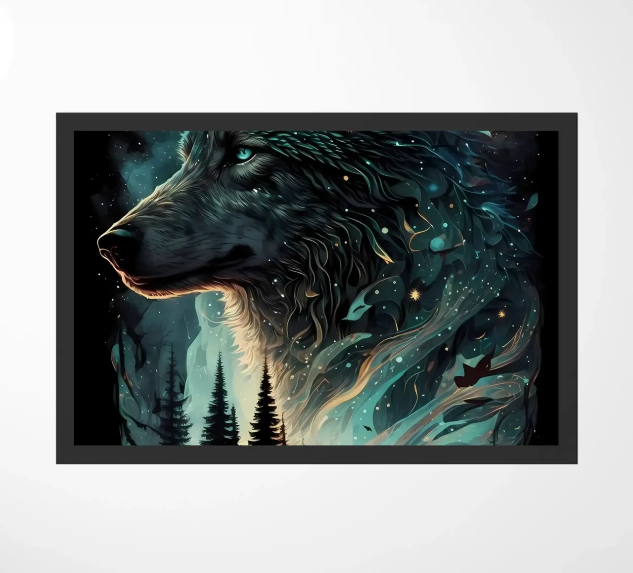 Wolf Dier deurmat van Pierre Walton