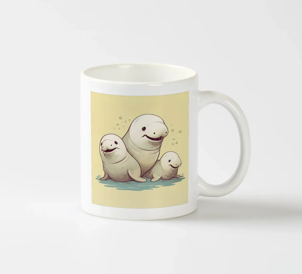 Retro Dugong Gang tazza in ceramica da Funny Animals