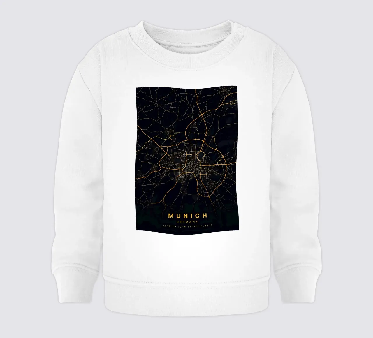 Munich Germany baby sweatshirt by Christopher Adams